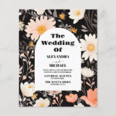 Budget Elegant Boho Wildflower Bruiloft (Voorkant)