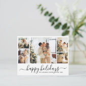 Budget Elegant Briefkaart voor kerstfeestdag met f (Staand voorkant)