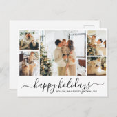 Budget Elegant Briefkaart voor kerstfeestdag met f (Voorkant / Achterkant)