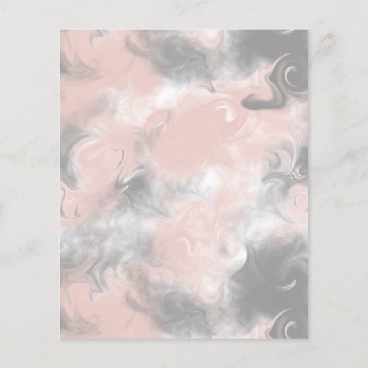 BUDGET/Elegant bruiloft uitnodiging. (Achterkant)