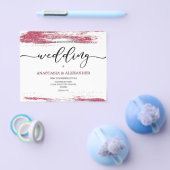 BUDGET/Elegant bruiloft uitnodiging. Flyer (Enkel)