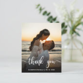 Budget Elegant Calligraphy Photo Weddenschap Harte (Staand voorkant)