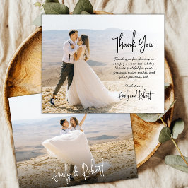 Budget Elegant Calligraphy Photo Weddenschap Harte Flyer