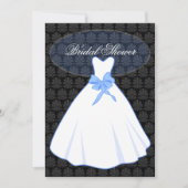 Budget Elegant Damask Vrijgezellenfeest Kaart (Voorkant)