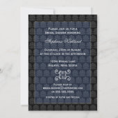 Budget Elegant Damask Vrijgezellenfeest Kaart (Achterkant)