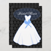 Budget Elegant Damask Vrijgezellenfeest Kaart (Voorkant / Achterkant)