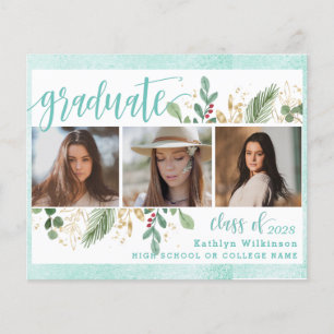 BUDGET Elegant Eucalyptus Fotoaankondiging Afstude