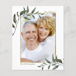 Budget Elegant Eucalyptus Kerstfeestdag Foto