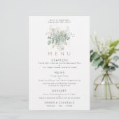 Budget Elegant Eucalyptus verliest Groen Gold Menu (Staand voorkant)