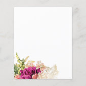 Budget elegant floral bruiloft (Achterkant)