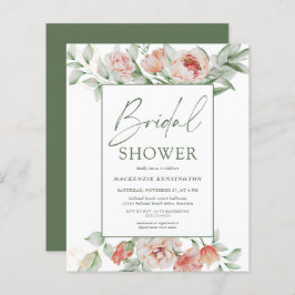 Budget Elegant Floral Script Vrijgezellenfeest
