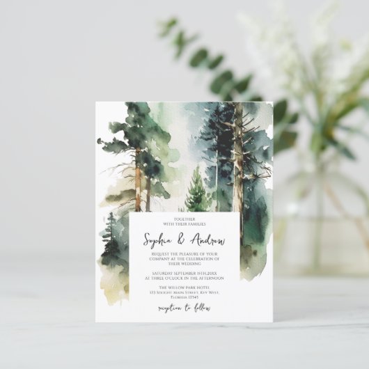 Budget Elegant Forest Wedding (Staand voorkant)