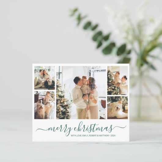 Budget Elegant-fotokerstfeestdag — Papa (Staand voorkant)