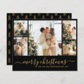 Budget Elegant-fotokerstfeestdag — Papa (Voorkant / Achterkant)