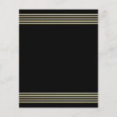 Budget Elegant Gold Confetti 40e verjaardag (Achterkant)