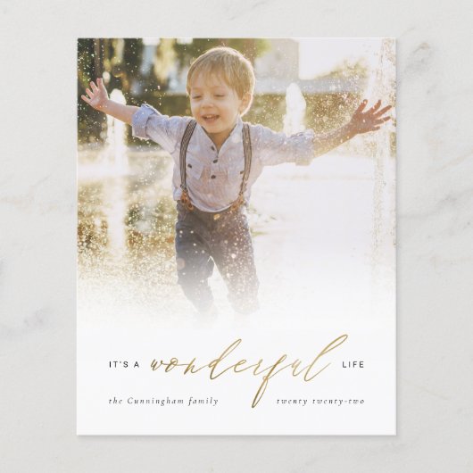 Budget Elegant Gold Het is een prachtige levensfot (Voorkant)