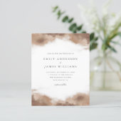 Budget Elegant Gold Ocean Tides Wedding (Staand voorkant)