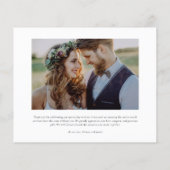 Budget Elegant Gold Photo Weddenschap Hartelijk da (Achterkant)