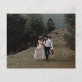 Budget Elegant Gold Script Weduwen Hartelijk dank (Achterkant)