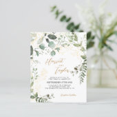 BUDGET Elegant Goud & Groen Eucalyptus Trouwen (Staand voorkant)