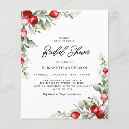 Budget Elegant Greenery Winter Vrijgezellenfeest F