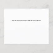 Budget Elegant Hallo Little Lady Photo (Achterkant)