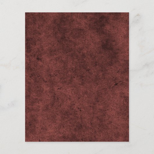 Budget Elegant Halloween Floral Boho Burgundy (Achterkant)