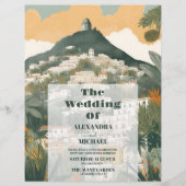 Budget Elegant Italië Capri Bestemming Bruiloft Flyer (Voorkant)