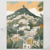 Budget Elegant Italië Capri Bestemming Bruiloft Flyer (Achterkant)