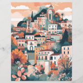 Budget Elegant Italië Capri Bestemming Bruiloft Flyer (Achterkant)