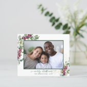 BUDGET Elegant Kerstmis Greenery Holiday Foto (Staand voorkant)