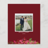 Budget Elegant Kerstmis Wreatay Foto (Achterkant)