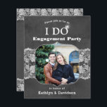 BUDGET Elegant Lace I DO Verloving Invitation<br><div class="desc">BUDGET Elegant Lace Photo Chalkboard "I DO" Engagement Party Invitation Kaart. Viel uw speciale evenement met deze mooie en budgetvriendelijke kaart. Alle teksten zijn vooraf geregeld zodat u zich gemakkelijk en snel kunt personaliseren met uw eigen details. (Houd er rekening mee dat ENVELOPES NIET inbegrepen zijn. De afmetingen van deze...</div>