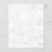 Budget Elegant Marble Monogram Weddenschap Uitnodi (Achterkant)