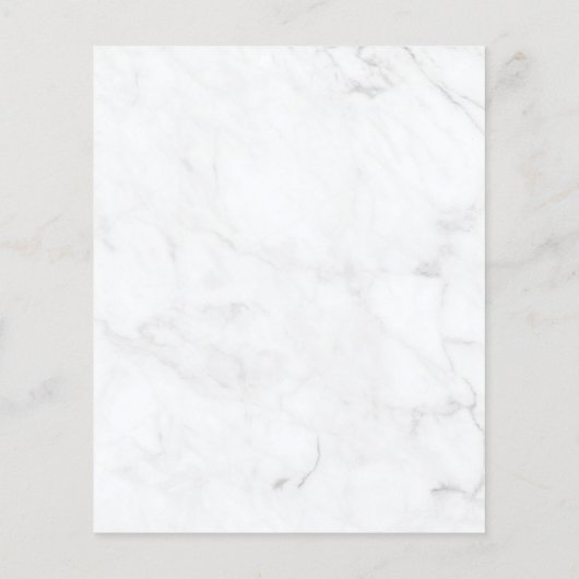 Budget Elegant Marble Monogram Weddenschap Uitnodi (Achterkant)