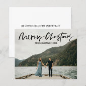 BUDGET Elegant Minimale MERRY CHRISTMAS (Voorkant / Achterkant)