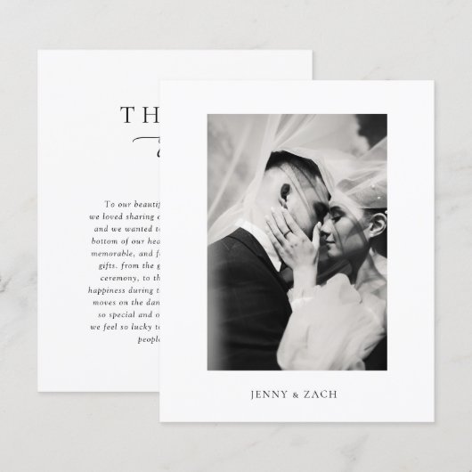 Budget Elegant Modern Script Trouwfeest (Voorkant / Achterkant)