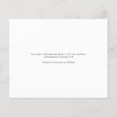 Budget Elegant Names Photo Wedding Save the Date (Achterkant)