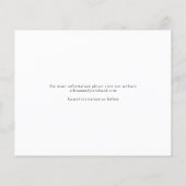 Budget Elegant Names Photo Wedding Save the Date (Achterkant)