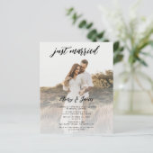Budget Elegant Net gehuwde Opvang van Elopement (Staand voorkant)