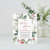 Budget Elegant Noel Winter Vrijgezellenfeest Flyer (Staand voorkant)