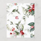 Budget Elegant Noel Winter Vrijgezellenfeest Flyer (Achterkant)