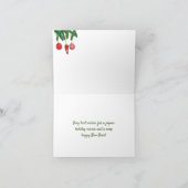 Budget Elegant Photo Collage Gold Merry Kerstry Feestdagen Kaart (Binnen)