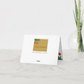 Budget Elegant Photo Collage Gold Merry Kerstry Feestdagen Kaart (Achterkant)