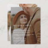 Budget Elegant Photo Overlay Wedding (Voorkant / Achterkant)