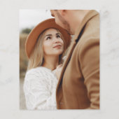 Budget Elegant Photo Overlay Wedding Uitnodiging (Achterkant)