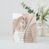 Budget Elegant Photo Overlay Wedding Uitnodiging (Staand voorkant)