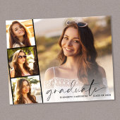 Budget Elegant Photo Strip Afstuderen Aankondiging