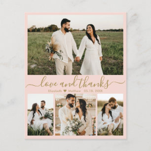 Budget Elegant Photo Weddenschap Hartelijk dank
