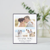 Budget Elegant Photo Weddenschap Hartelijk dank (Staand voorkant)